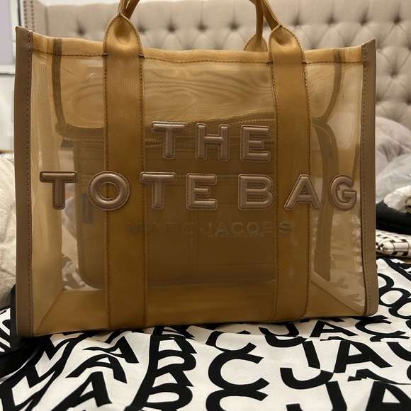 Marc Jacobs Handbags - Marc Jacobs Tan mesh Tote Bag